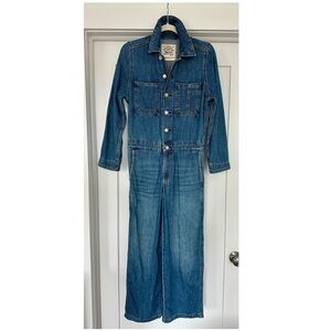 Levi's Blue Denim Iconic Jumpsuit in XS